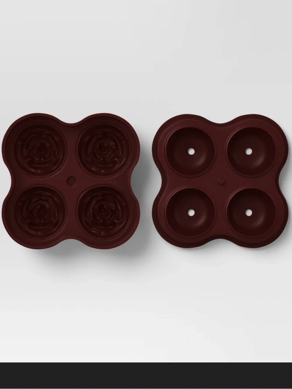 🌹🖤 New Rose Ice Cube Mold - Threshold - Silicone 🖤🌹